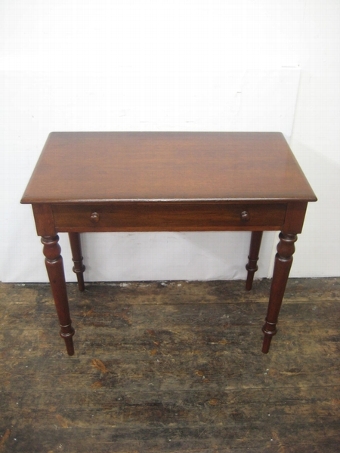 Antique Victorian Mahogany Side Table