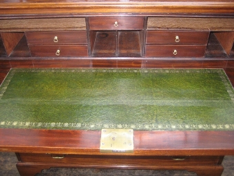 Antique Mahogany Secretaire Bookcase