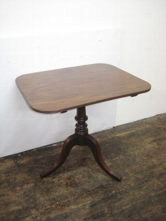 George IV Mahogany Snap Top Occasional Table