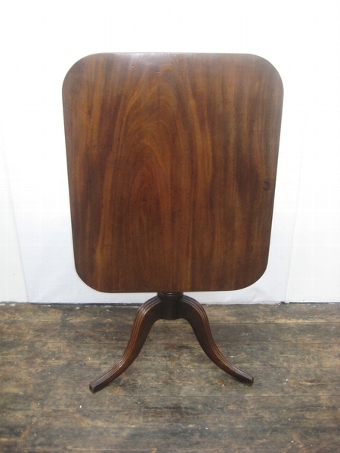 Antique George IV Mahogany Snap Top Occasional Table