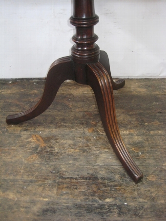 Antique George IV Mahogany Snap Top Occasional Table