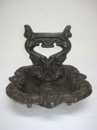 Antique Mid Victorian Cast Iron Foot Scraper