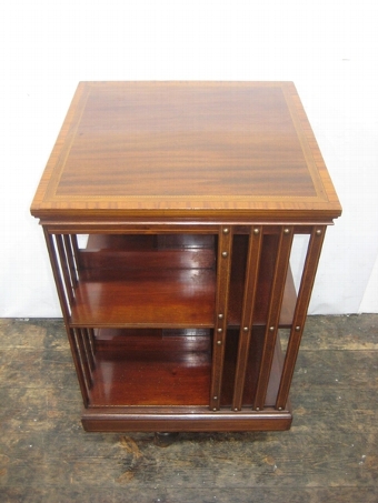 Antique Edwardian Revolving Bookcase