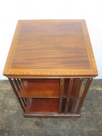 Antique Edwardian Revolving Bookcase