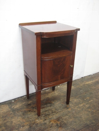 Antique Pair of Art Deco Mahogany Pot Cupboards