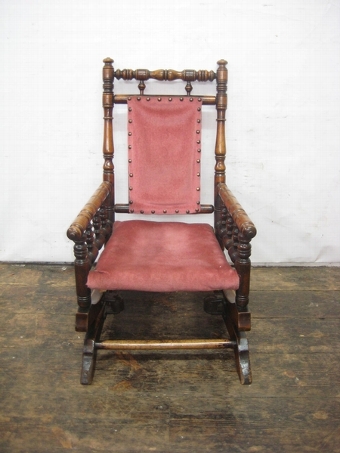 Antique American Child's Rocking Chair