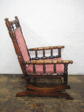 Antique American Child's Rocking Chair