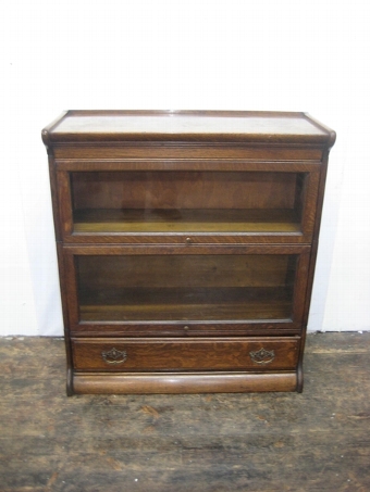 Antique Globe Wernicke Oak Sectional/Stacker Bookcase