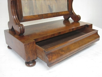 Antique William IV Mahogany Swing Mirror