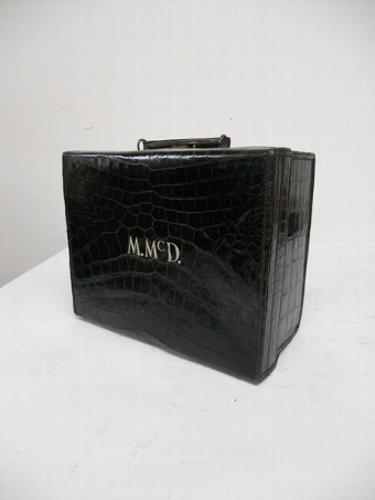 Crocodile Skin Toilet Case
