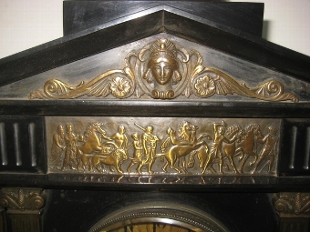 Antique :SALE: Victorian Slate Mantel Clock