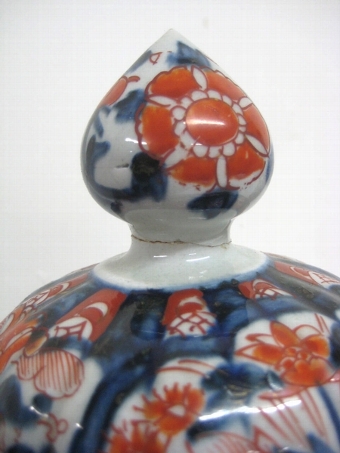Antique Pair of Imari Baluster Vases