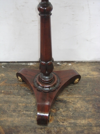 Antique William IV Mahogany Pedestal Table