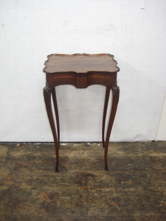 Antique Neat Solid Rosewood Side Table