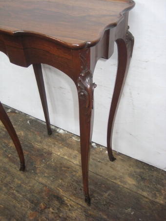 Antique Neat Solid Rosewood Side Table