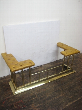 Late Victorian Brass Club Fender