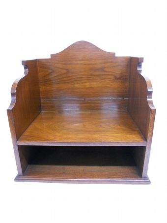 Antique Small Mahogany Bookstand