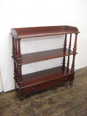 Victorian Narrow Mahogany Whatnot