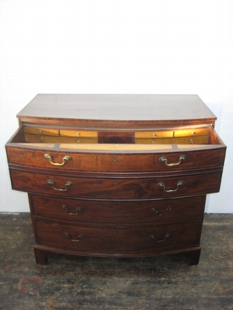 Antique George III Secretaire Chest of Drawers