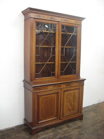 Sheraton Style Cabinet Bookcase