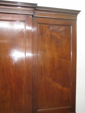Antique Victorian Mahogany 4 Door Breakfront Wardrobe