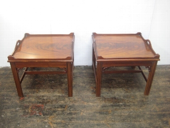 Antique Pair of George III Style Side Tables