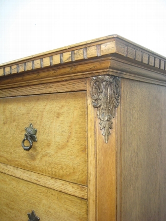 Antique Oak Two Piece Tallboy/Chest on Chest