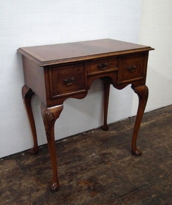 George II Style Walnut Lowboy