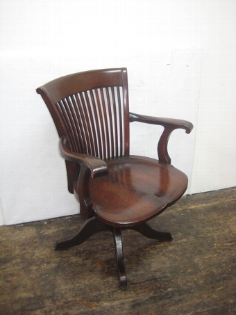 Victorian Mahogany Office/Desk Chair