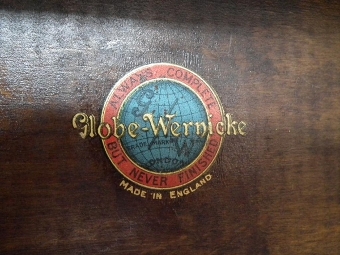 Antique Globe Wernicke Mahogany Sectional/Stacker Bookcase
