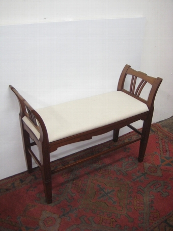 Stylish Mahogany Window Seat