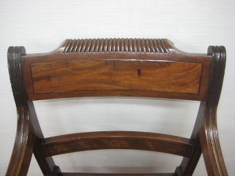 Antique George III Spanish Mahogany Elbow Chair