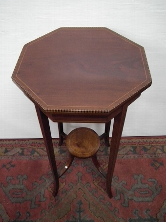 Antique Edwardian Octagonal Occasional Table