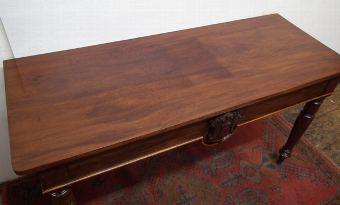 Antique Victorian Mahogany Hall Table