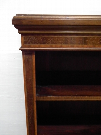 Antique Sheraton Style Mahogany Inlaid Bookcase