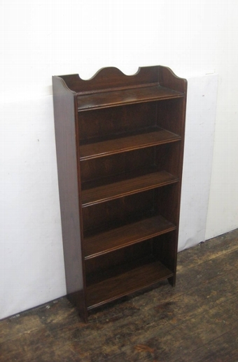 Small Oak Open Bookcase