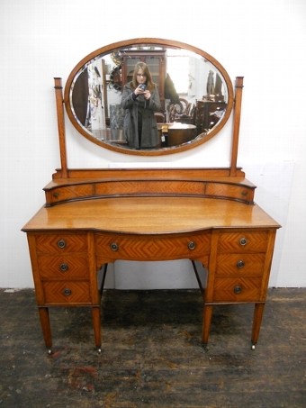 Antique Satinwood Dressing Table