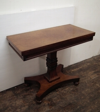 William Trotter Mahogany Foldover Card Table