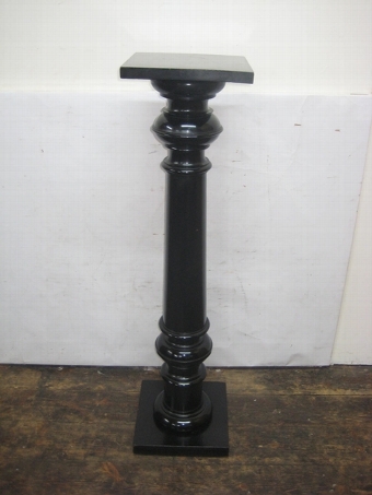 Ebonised Bust/Pedestal