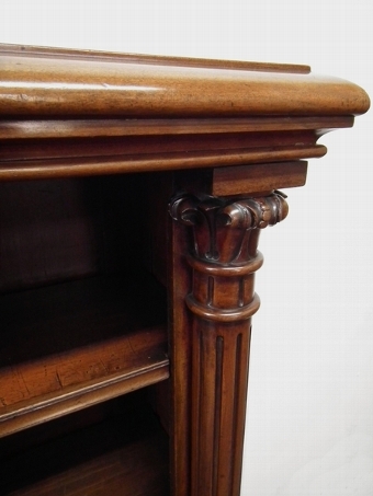 Antique William IV Mahogany Open Bookcase
