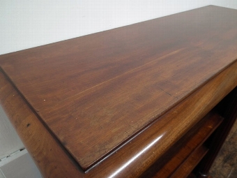 Antique William IV Mahogany Open Bookcase