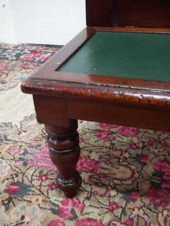 Antique William IV Mahogany Commode Library Steps