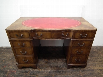 Antique George III Style Mahogany Desk