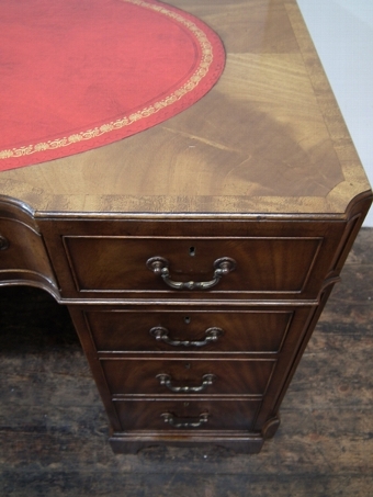 Antique George III Style Mahogany Desk