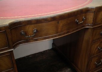 Antique George III Style Mahogany Desk