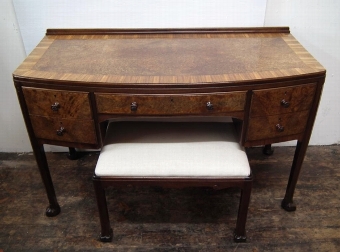 Antique Whytock & Reid Dressing Table and Matching Stool