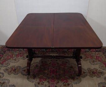 Antique William IV Mahogany Tea Table