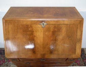 Antique George II Style Walnut Bureau