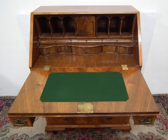 Antique George II Style Walnut Bureau