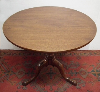 George III Mahogany Snap Top Occasional Table